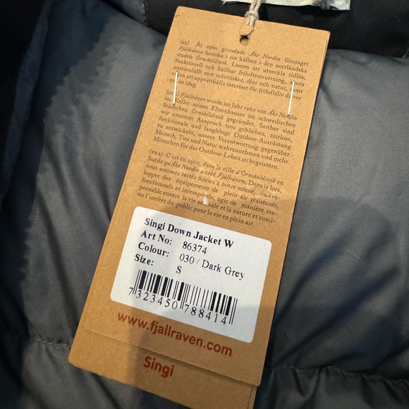 NWT Fjallraven Sigi Down Jacket - Picture 4 of 14